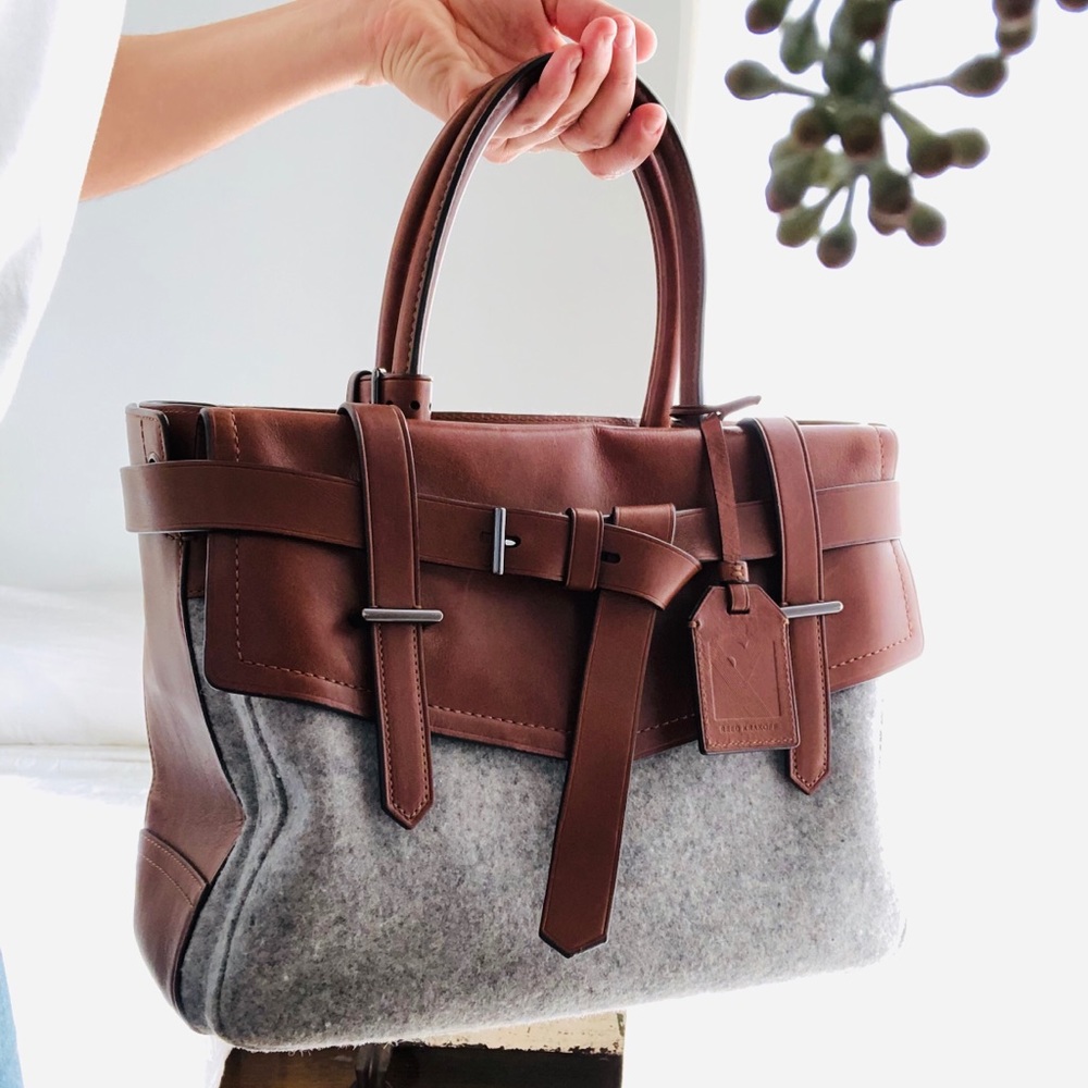 Reed Krakoff Felt Boxer Tote